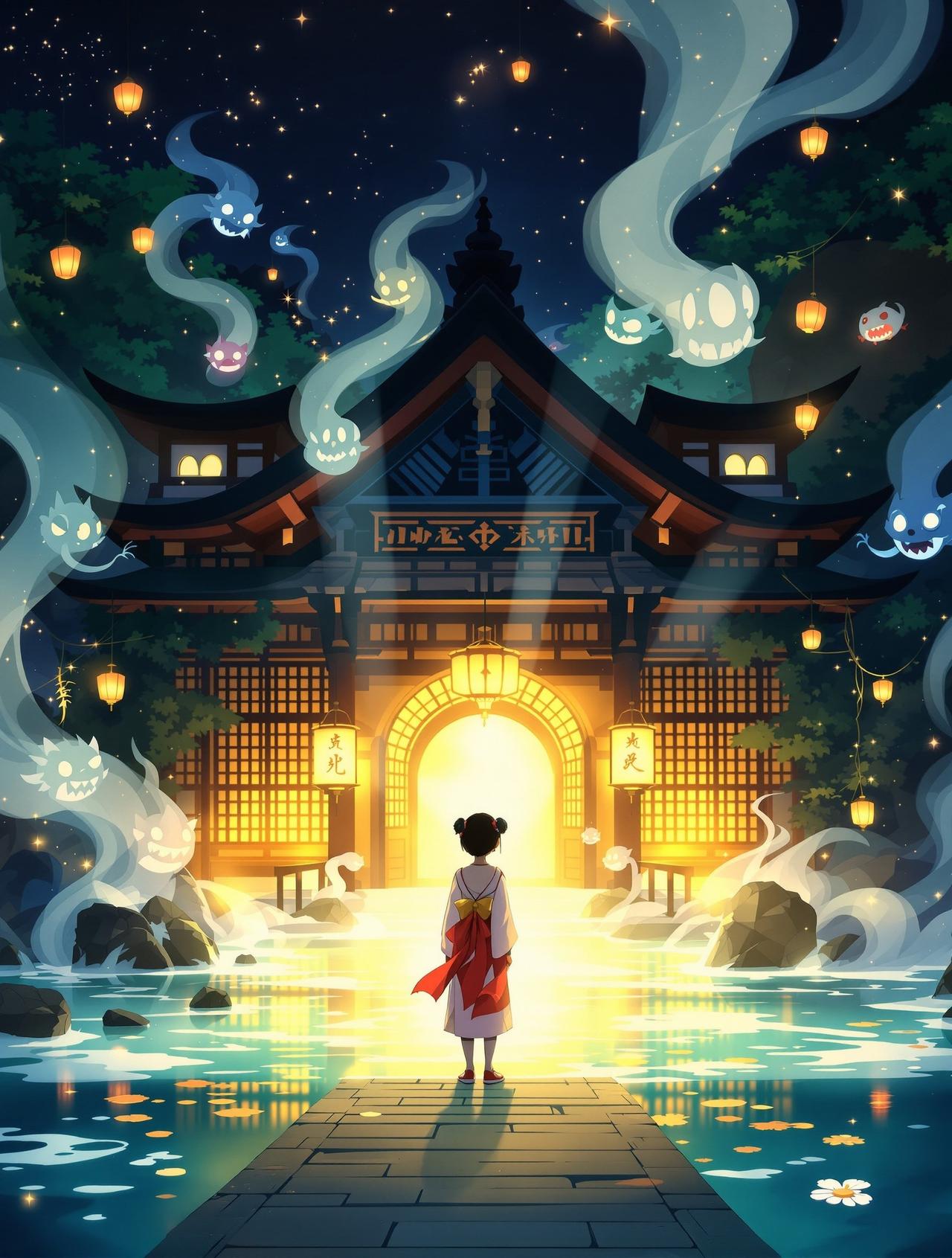 快看动漫热播番剧《千与千寻之外传：汤屋新章》封面 - 治愈 / 奇幻，评分9.4