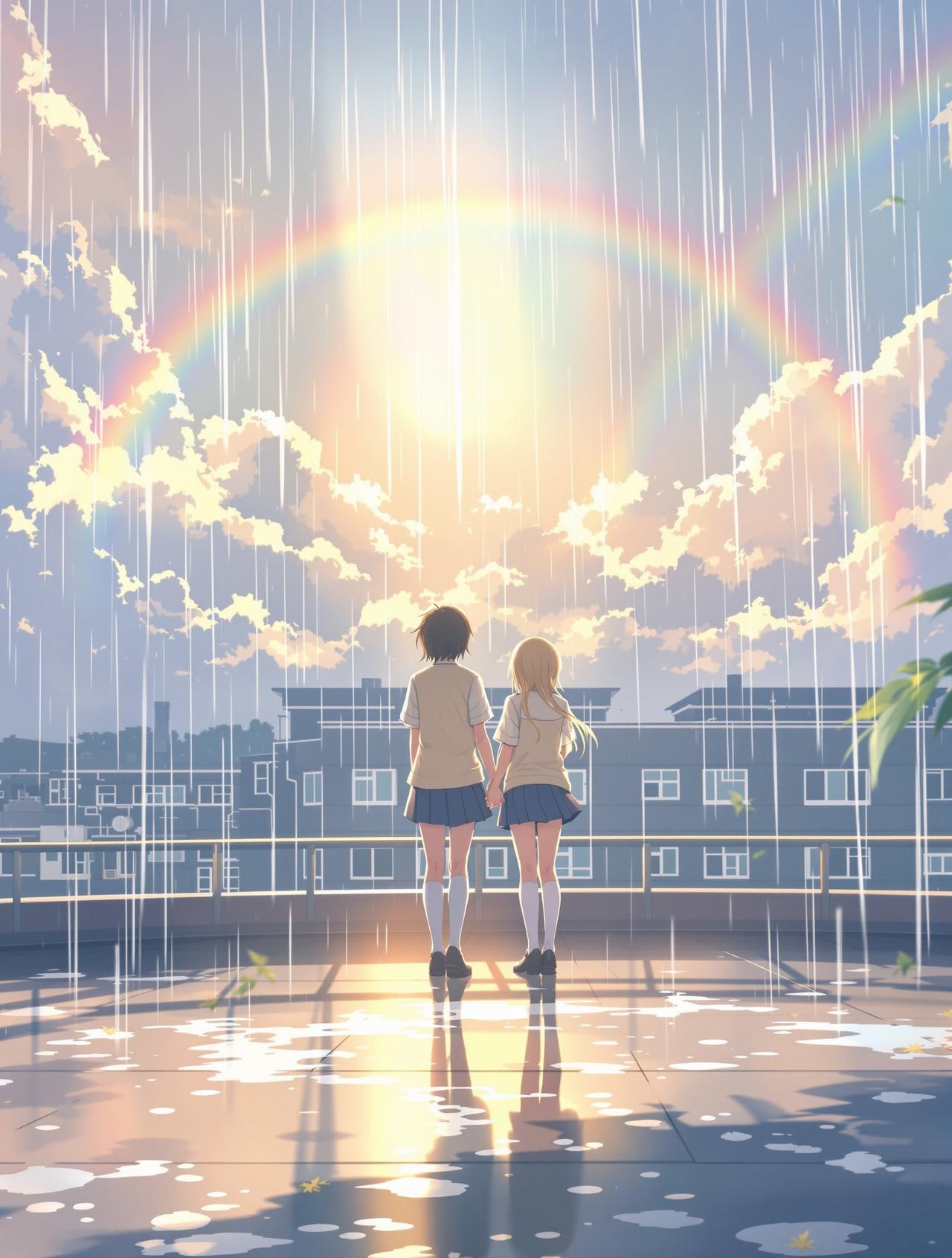 快看动漫热播番剧《雨后晴空》封面 - 青春 / 治愈，评分9.3