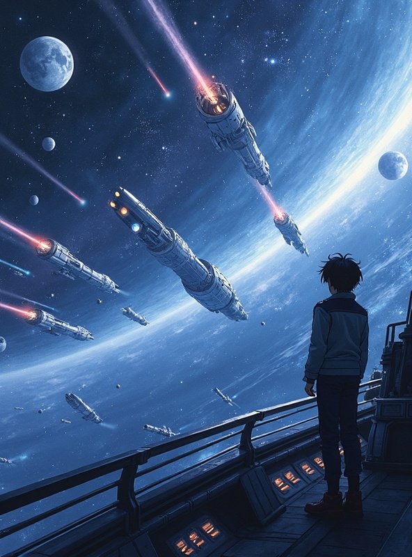 快看动漫热播榜第13名番剧《星河舰队·启航》封面 - 科幻 / 太空