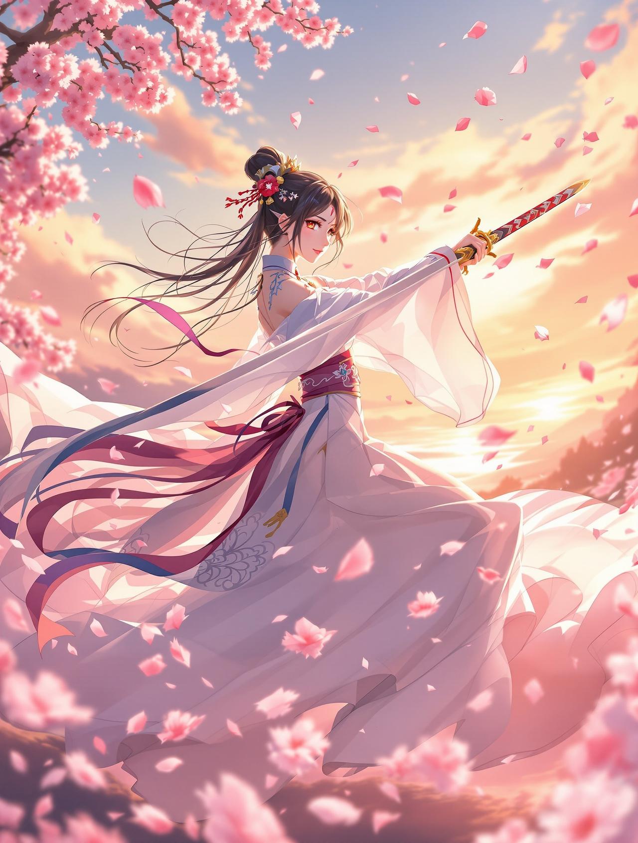 快看动漫热播番剧《花与剑之歌》封面 - 古风 / 武侠，评分9.6